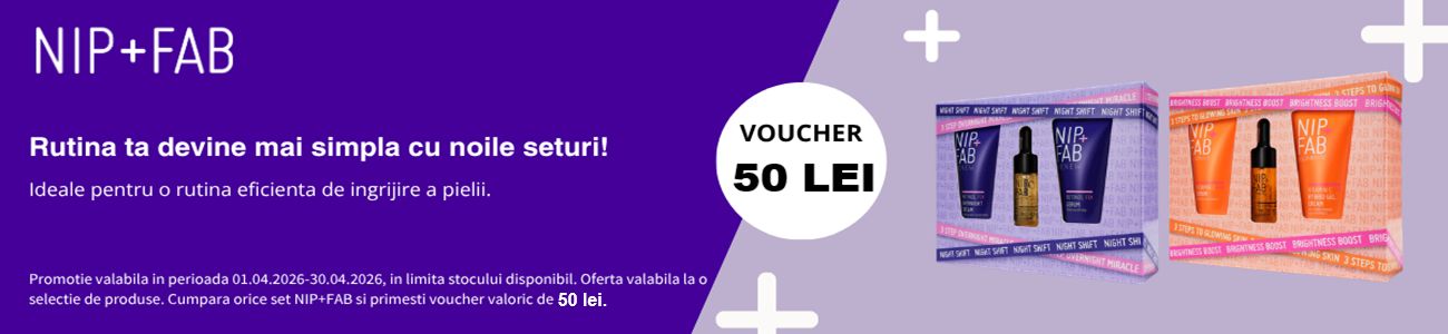 NIP+FAB 50 Lei Voucher Aprilie