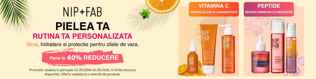 NIP+FAB Pana la 40% Reducere Mai