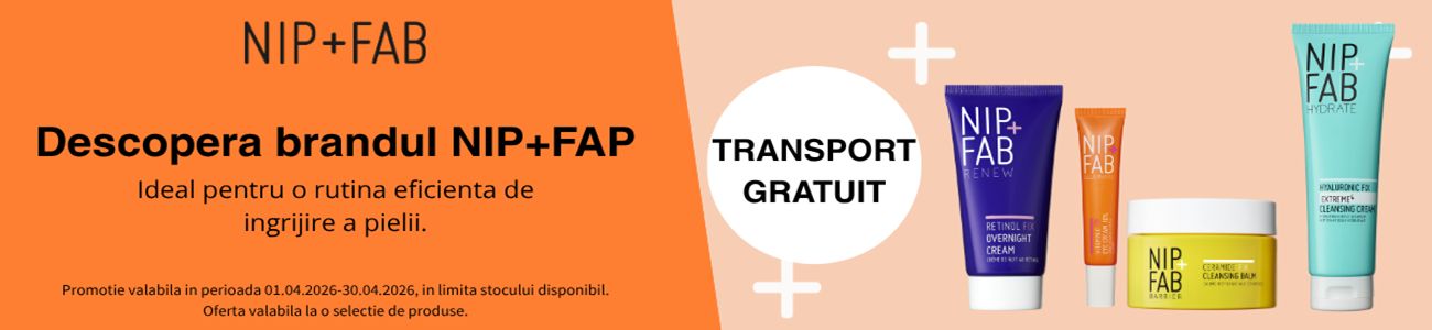 NIP+FAB Transport Gratuit Aprilie