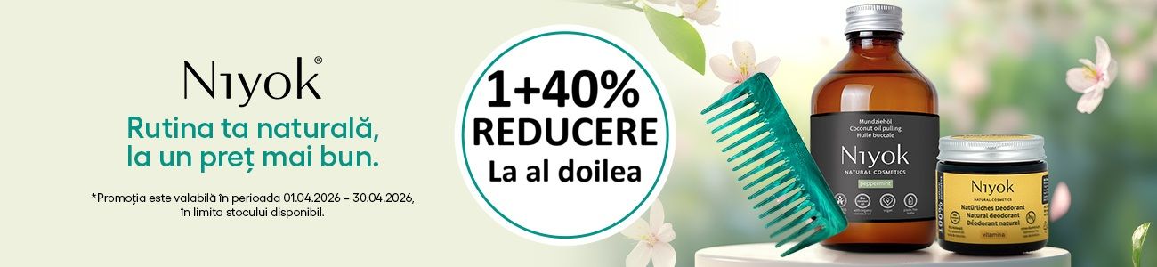 Niyok 1+40% Reducere la al doilea Aprilie