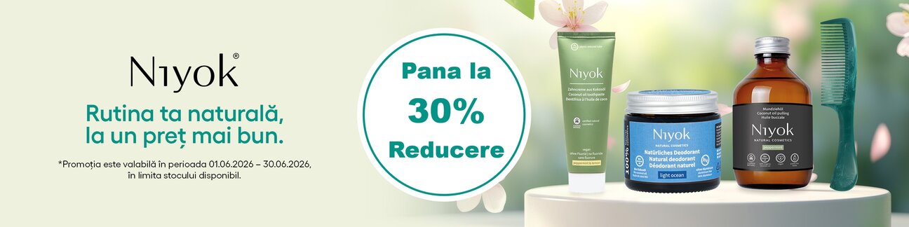 Niyok Pana la 30% Reducere Iunie