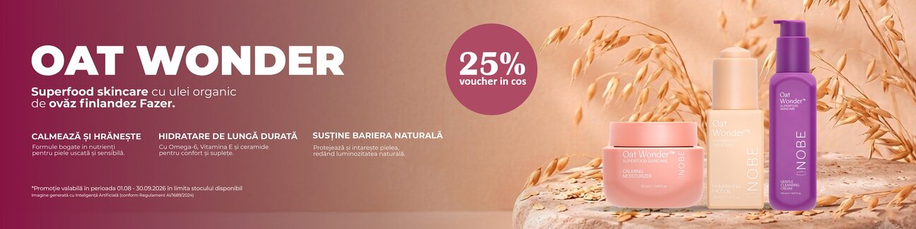 Nobe 25% Voucher in cos August-Septembrie