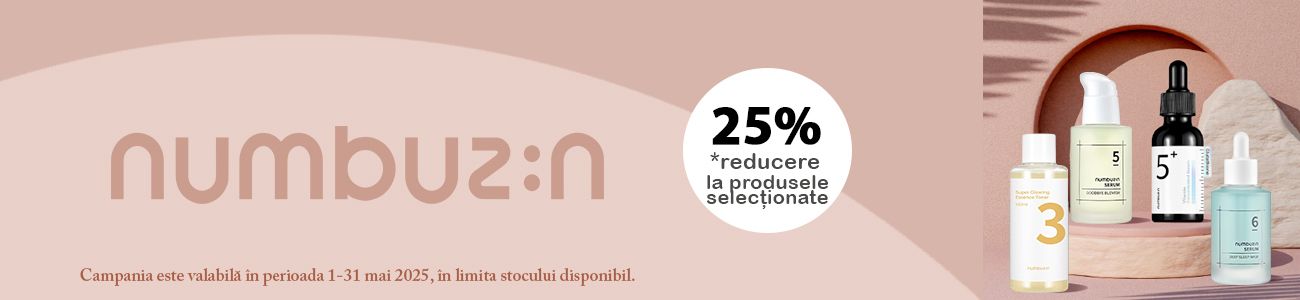 Numbuzin 25% Reducere Mai