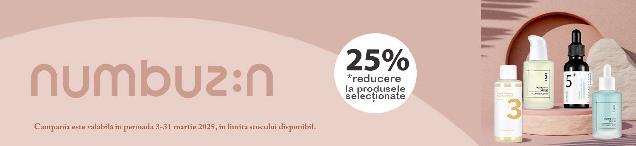 Numbuzin 25% Reducere Martie