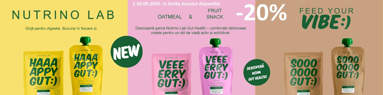 Nutrino Lab 20% Reducere Septembrie