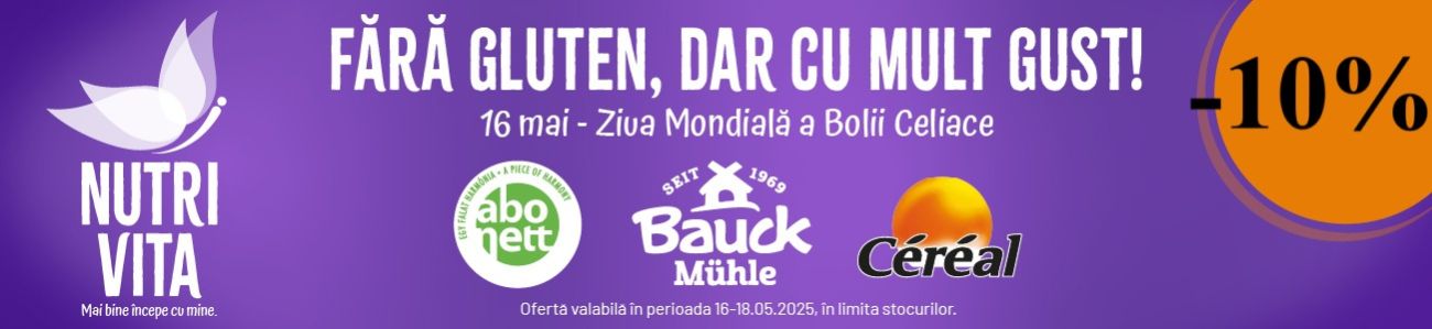 Nutrivita 10% Reducere Mai