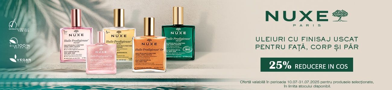 Nuxe 25% Voucher in cos Iulie