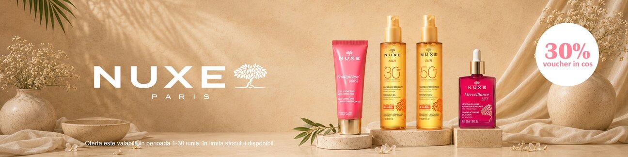 Nuxe 30% Voucher Iunie