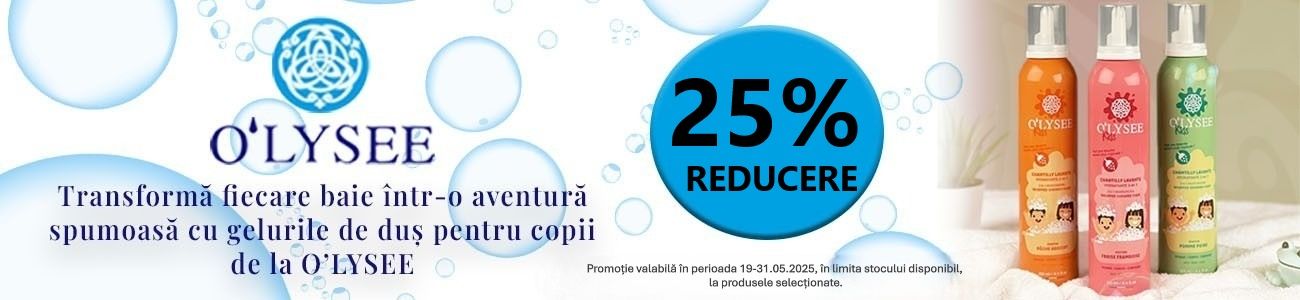 O'lysee 25% Reducere Mai Ziua Copilului