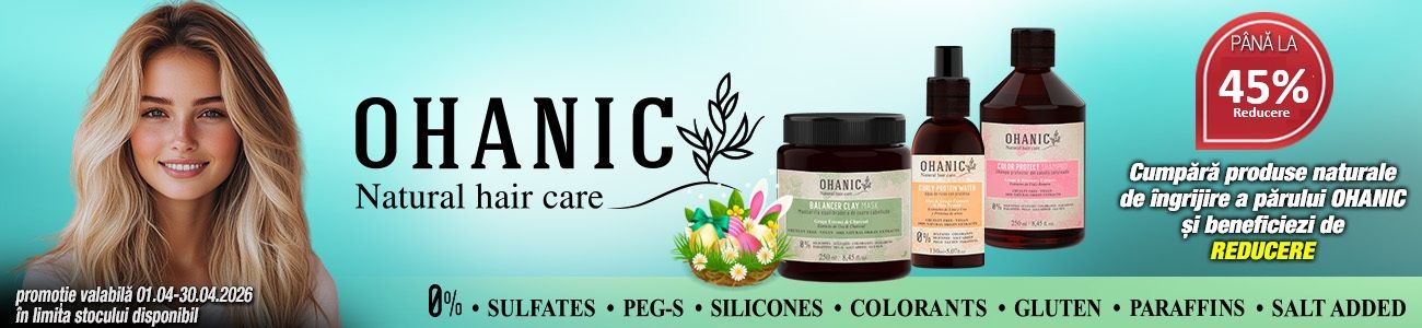Ohanic Pana la 45% Reducere Aprilie