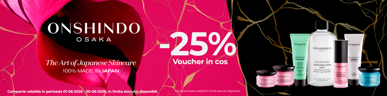 Onshindosaka 25% Voucher in cos Iunie