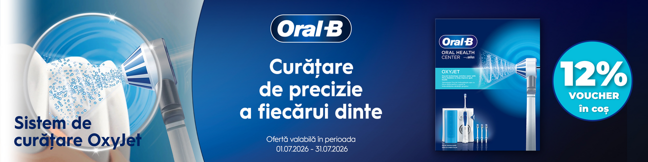 Oral B 12% Voucher in cos Iulie