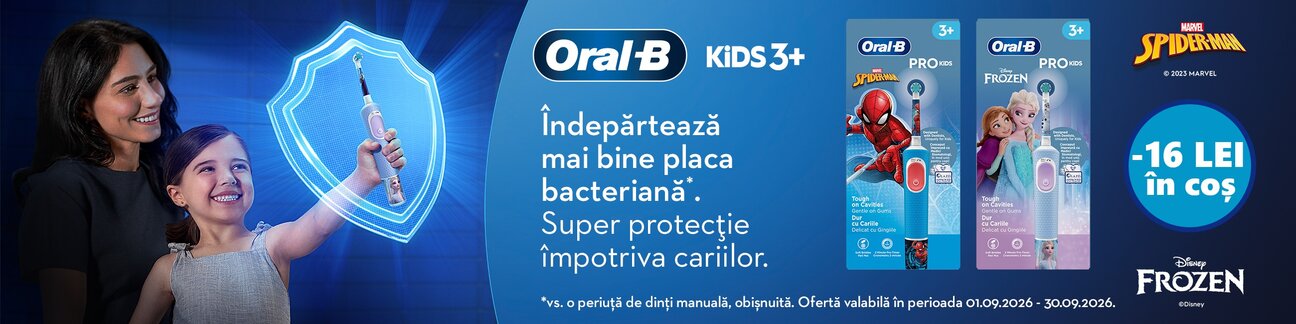 Oral B 16 lei Voucher in cos Septembrie