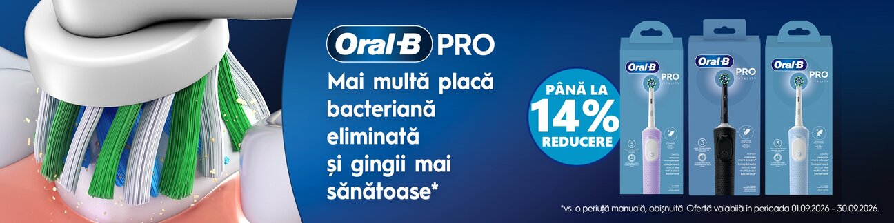 Oral B Pana la 14% Reducere Septembrie
