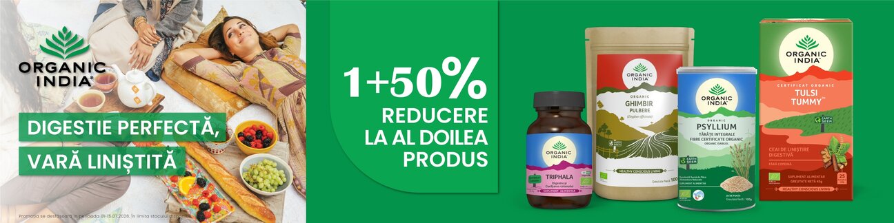 Organic India 1+50% Reducere La Al Doilea Zorii Reducerilor