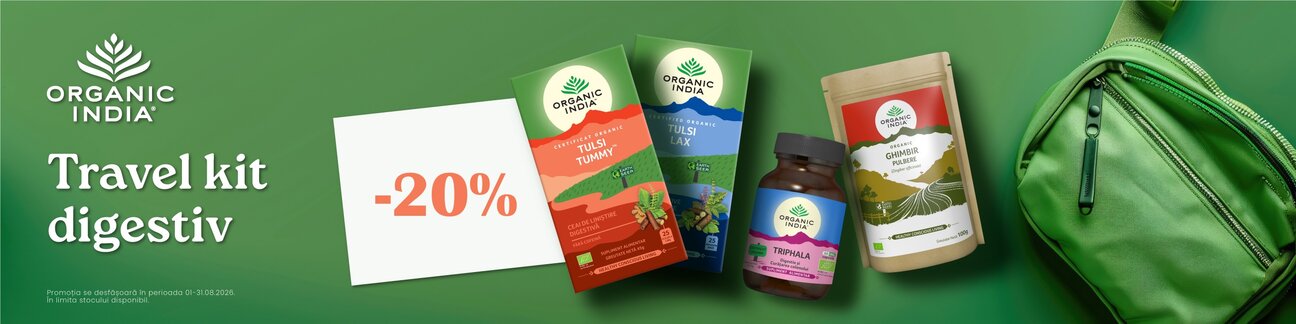 Organic India 20% Reducere August