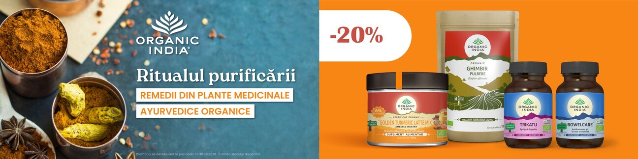 Organic India 20% Reducere Iunie