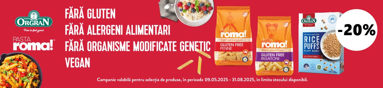 Orgran 20% Reducere Mai-August