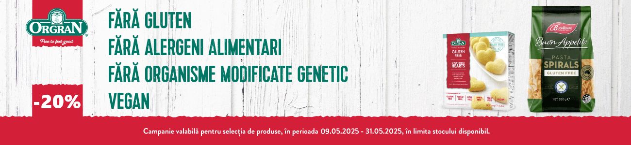 Orgran 20% Reducere Mai