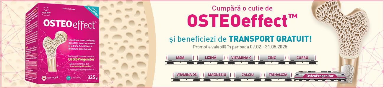 OsteoEffect Transport Gratuit Februarie-Mai