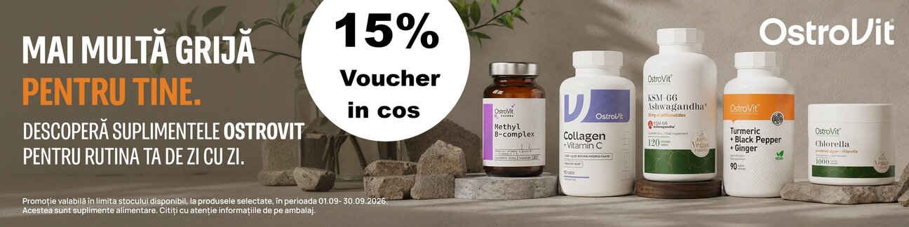 OstroVit 15% Voucher in cos Septembrie