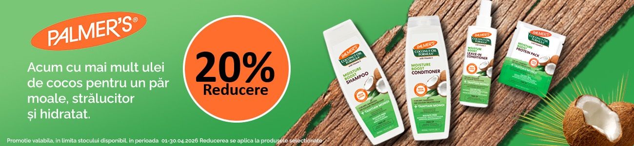 Palmer's 20% Reducere Aprilie