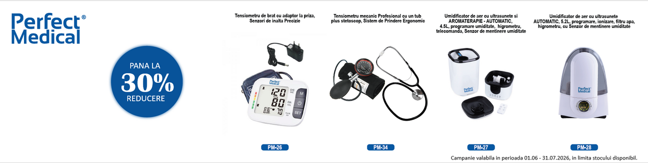 Perfect Medical Pana La 30% Reducere Iunie-Iulie