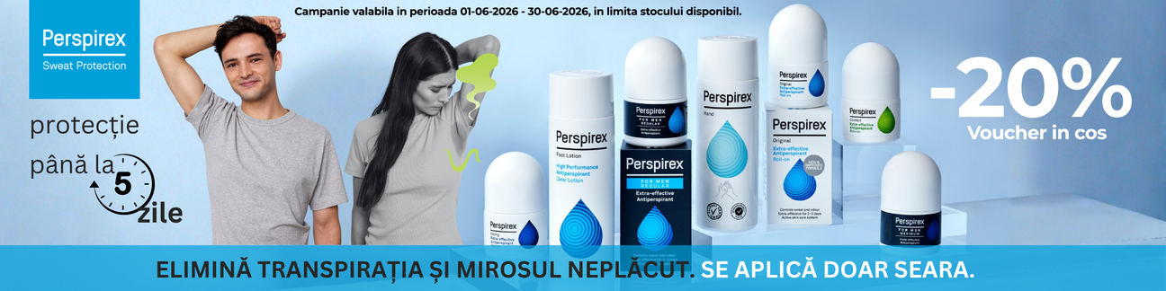 Perspirex 20% Voucher in cos Iunie
