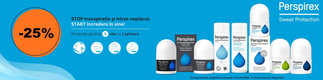 Perspirex 25% Reducere Septembrie