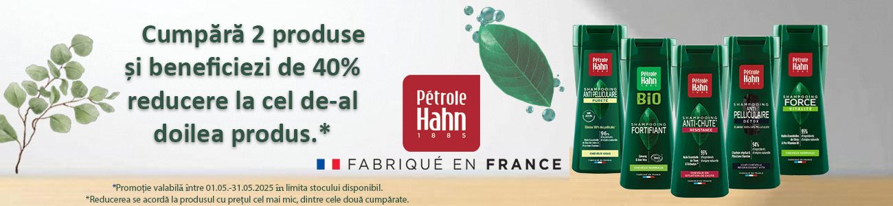Petrole Hahn 1+40% Reducere la al 2-lea Mai