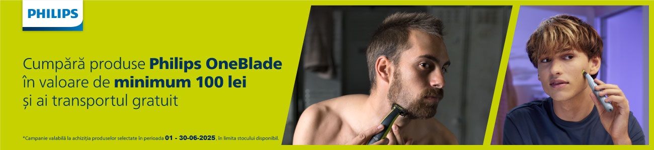 Philips One Blade Transport gratuit Iunie