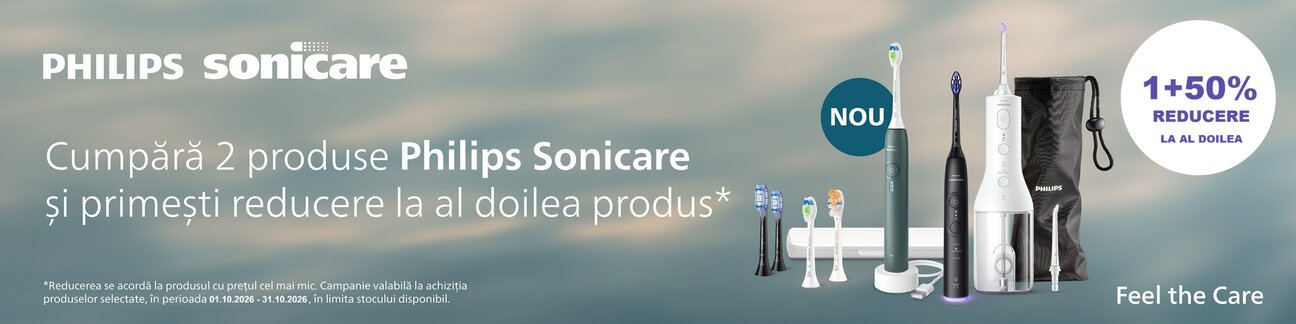 Philips Sonicare 1+50% Reducere la al doilea Octombrie
