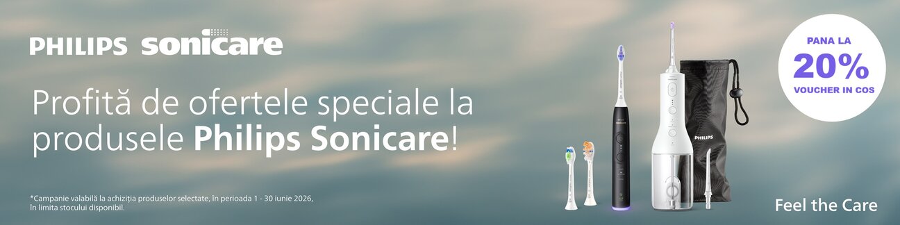 Philips Sonicare Pana la 20% Voucher in cos Iunie