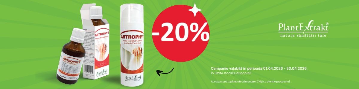 Plantextrakt 20% Reducere Aprilie