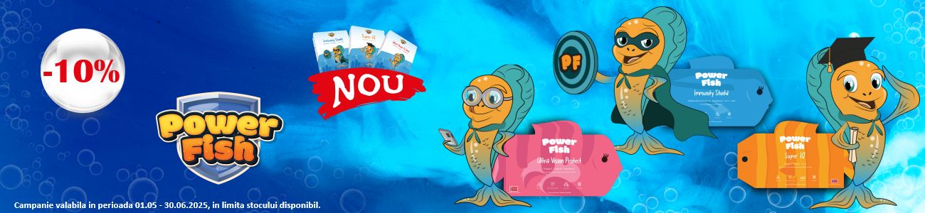 Power Fish 10% Reducere Mai-Iunie