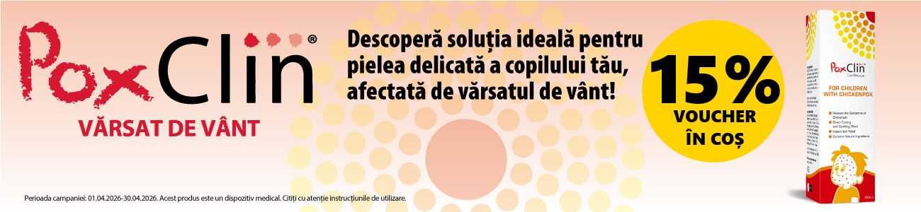 Poxclin 15% Voucher in cos Aprilie
