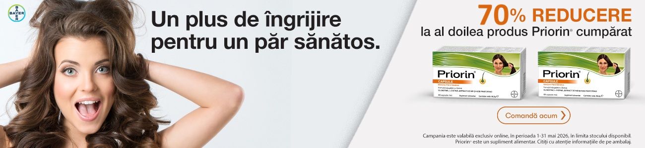 Priorin 1+70% Reducere la al doilea Mai 