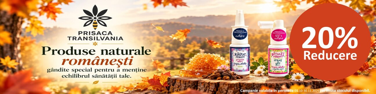Prisaca Transilvania 20% Reducere Octombrie-Noiembrie