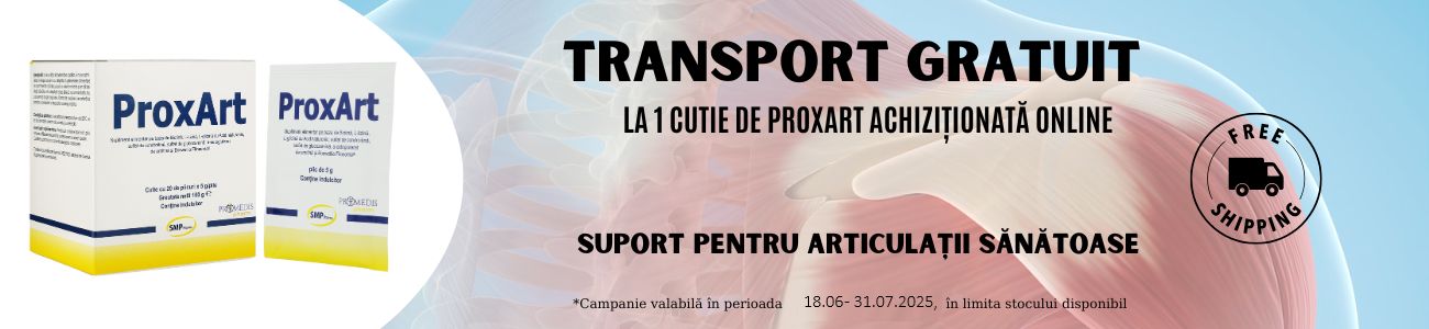 Proxart Transport Gratuit Iunie-Iulie
