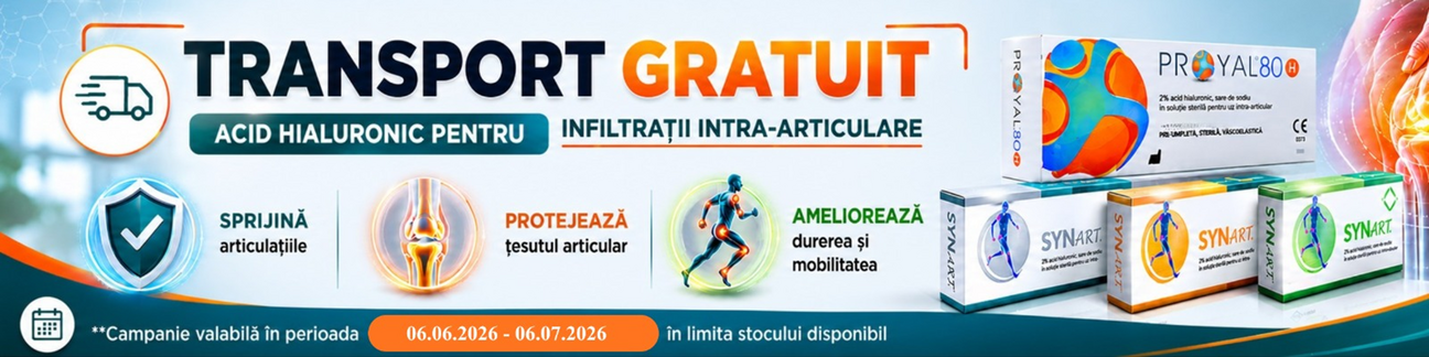 Proyal si SynArt Transport Gratuit Iunie-Iulie