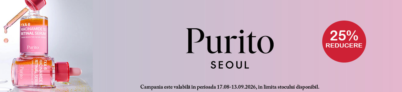 PURITO 25% Reducere Back to School
