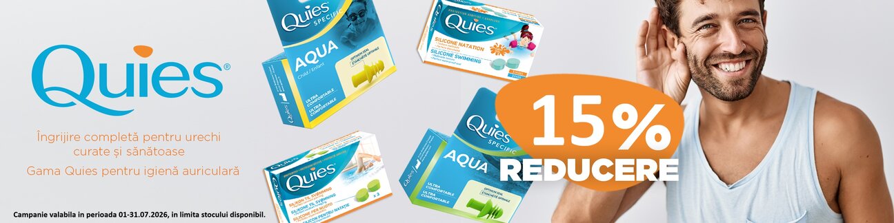 Quies 15% Reducere Iulie