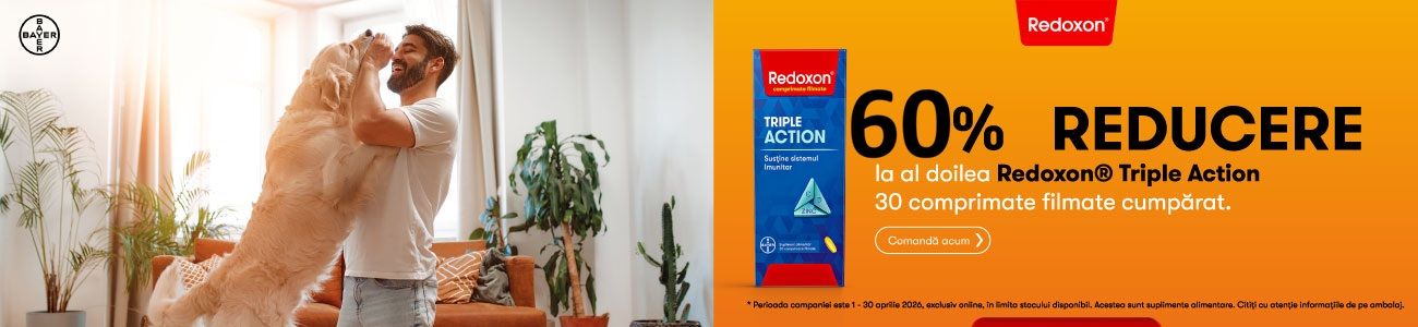 Redoxon 1+60% Reducere la al doilea Aprilie