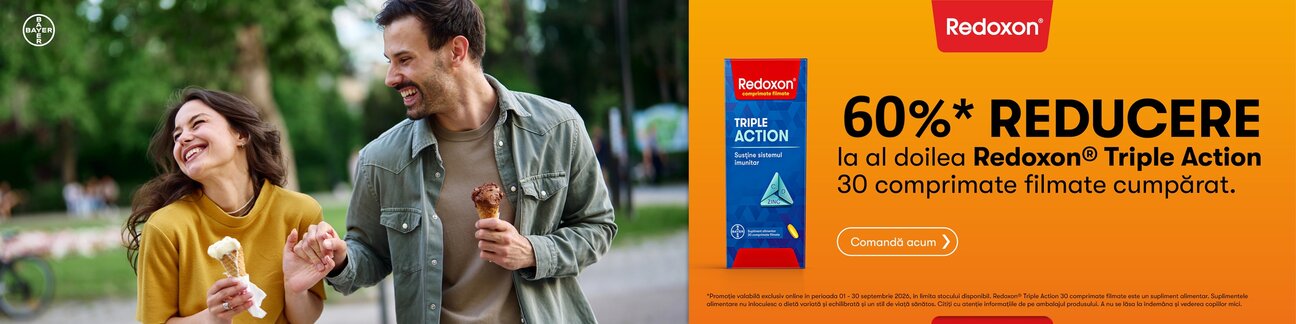 Redoxon 1+60% Reducere la al doilea Septembrie