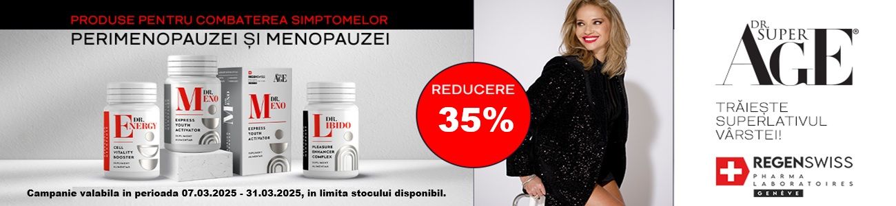 Regenage Meno 35% Reducere Martie