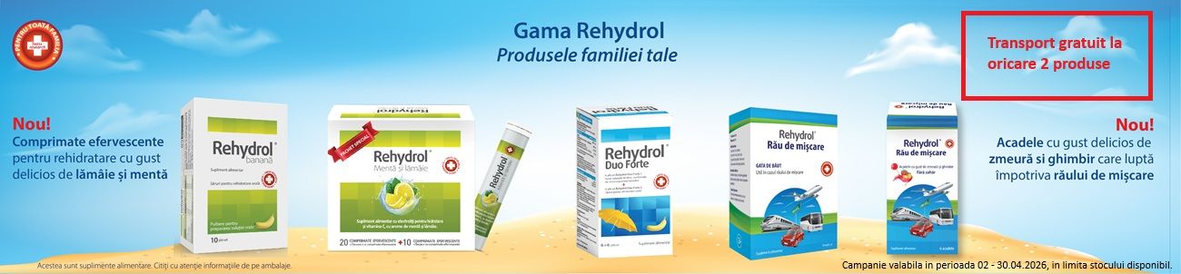 Rehydrol Transport Gratuit Aprilie