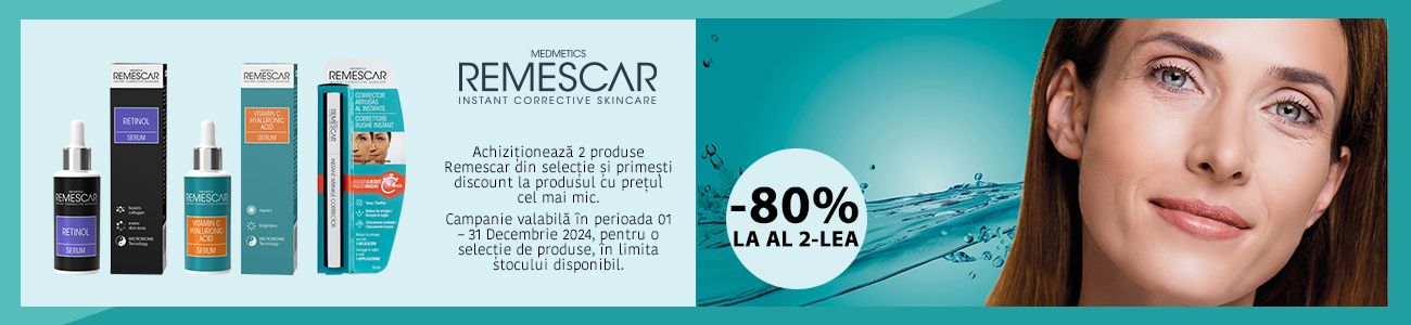 Remescar 1+80% Reducere la al doilea Decembrie