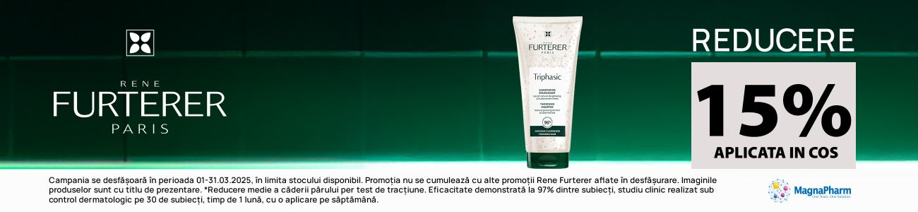 Rene Furterer 15% Reducere in cos Martie