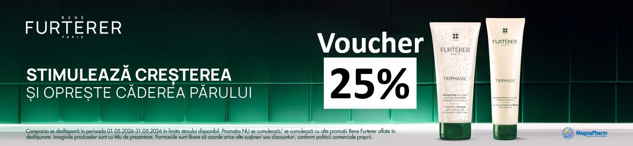 Rene Furterer 25% Voucher aplicat in cos Mai
