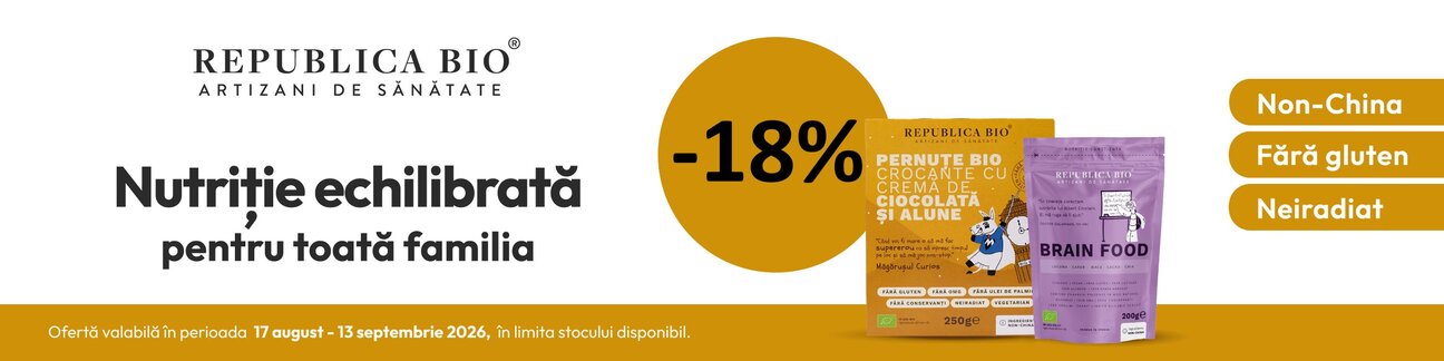 Republica Bio 18% Reducere Back To School